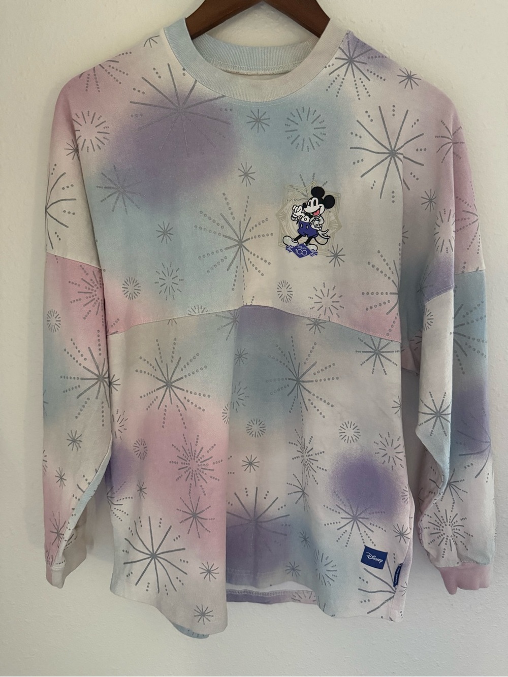 Disney 100 Cast Member Spirit Jersey Pastel Fireworks Small